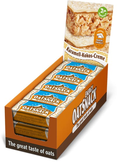 Energy OatSnack Energy OatSnack Bar (15x65g) Caramel Coconut Creme - Repen - Energie repen