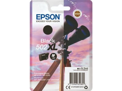 Epson Inktcartridge 502XL (C13T02W14010) Zwart Hoge capaciteit