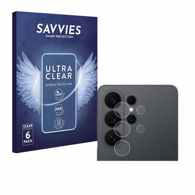 Savvies - Screenprotector voor Samsung Galaxy S26 Ultra (ALLEEN Camera Lens) - Folie Beschermfolie transparant 6 Stuks