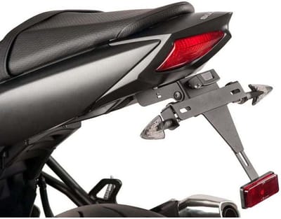 Puig Suzuki Sv650 16-19/sv650x 18-19 Kentekenplaathouder Zwart