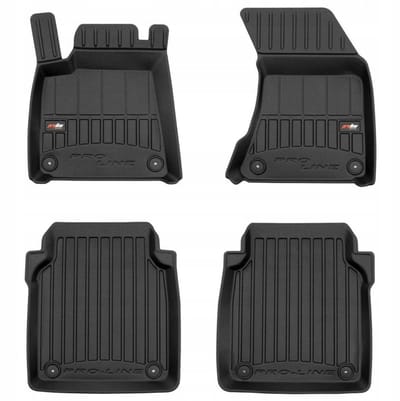 Frogum No.77 - Automatten set - Geschikt voor Audi A8 D4 Long 2009-2017 - 3D TPE Rubber - 4-delig - Zwart