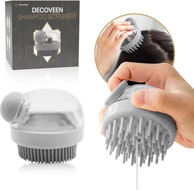 Decoveen Honden Badborstel - Hondenborstel - Massage Borstel - Badborstel - Massage handschoen - Shampoo Borstel - Siliconen Borstel - Scrubber