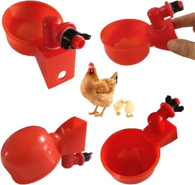 15 Stuks Kippen Drinkbakken van PP - Watergeefsystemen voor Vogels en Huisdieren