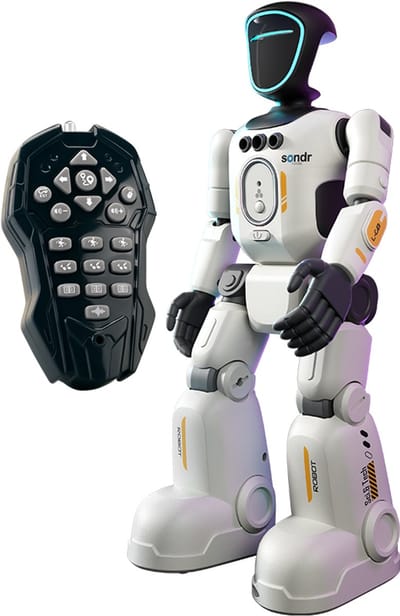 Bextunio Interactieve Robot Kind - Afstandsbediening & Gesture Control - Opnemen & Afspelen - Licht & Geluid - Oplaadbaar Speelgoed