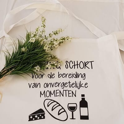 Keukenschort met grappige tekst wit bedrukt schort voor de bereiding van onvergetelijke momenten | katoenen Barbecueschort Keuken BBQ Schort Kookschort Kokschort  |  BBQ Schort Kookschort Kokschort  |  Moederdag Vaderdag Cadeau voor Mama papa opa Oma