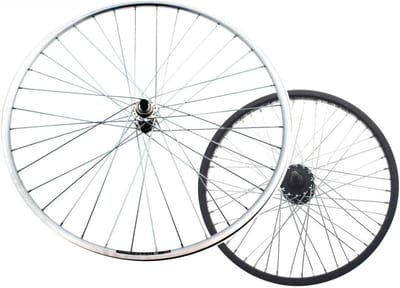 Achterwiel MTB - Fietswiel Aluminium - Fietsreparatie Onderhoud - 7 8 Versnellingen - 26 Inch - Zilver