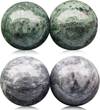 Set van 4 Qi Gong Oefenballen met Geluid voor Handmassage en Ontspanning