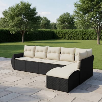 Luxe Modulaire Hoekbank – Zwart – Industrohome