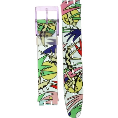 Swatch Plastic - Auto/Scuba/Chrono - SA/SC/SD/SE/SH/SO/ST ASDV900 SDV900 Jungle Horlogeband