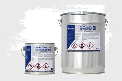 Wixx 2K PU 450 Betoncoating - 10L - Wit