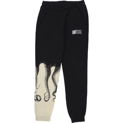 Heren zij-joggingbroek zwart