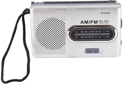 Dailygoods- Transistor Radio Draagbaar - 5W Luidspreker - AM/FM Frequentie 88-108MHz - Geschikt voor Thuis/Outdoor - Noodgebruik - Duurzaam Materiaal - Zakradio