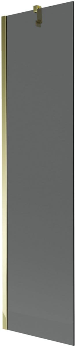 Mexen Next badwand 1-vleugelig 50 x 150 , grafiet, goud - 895-050-000-00-40-50