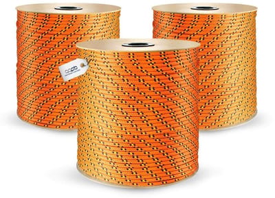 Polypropyleen Touw - Gevlochten Koord - Bevestiging Dekzeilen - UV-bestendig - 16mm 20m - Oranje
