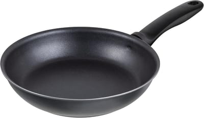 Duurzame Braadpan - Gerecyclede Pan - Vetarm Braden - Gemaakt van Gerecycled Aluminium - 24 cm - Grijs