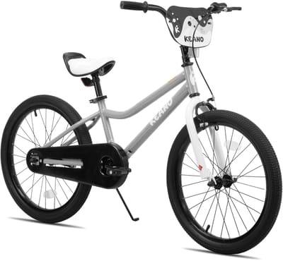 KEANO Lexicon Kinderfiets in BMX Stijl - Voor Jongens & Meisjes - 20 Inch - Zilver