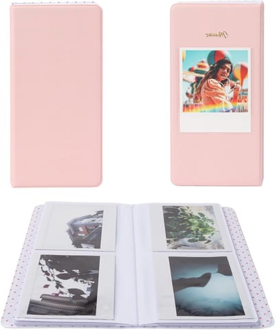 Fotoalbum voor Fujifilm Instax Wide 210/300/400 - 64 Pockets, Polaroid Fotoalbum voor Herinneringen en Creatieve Presentaties