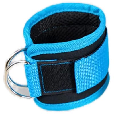 1 Paire Sangles de Cheville de Fitness Exercices pour les Jambes Ajustables Manille en D Manille de Cheville Entraînements de Gymnastique Fessiers Jambes Force Protection Active pour les Pieds