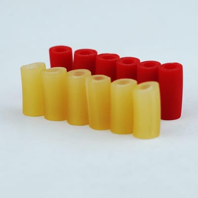 12 stuks Binnendiameter 3 mm Natuurrubberen Buisjes voor Gitaar Pickups Accessoires