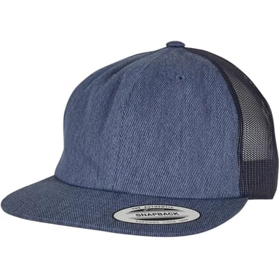 Flexfit - Denim Trucker Snapback Pet - Blauw