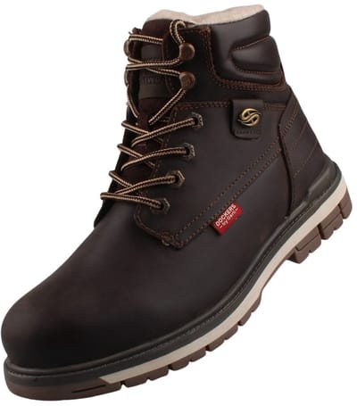 DOCKERS by Gerli Boots - Heren Winter Laarzen Gevoerd Leer Bruin 43LU110-400360