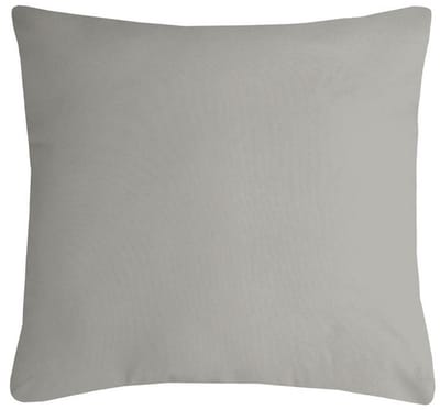 Stof Textile sierkussen Nelson - lichtgrijs - 40 x 40 cm - bank kussens - zitkussens - binnen/buiten - polyester