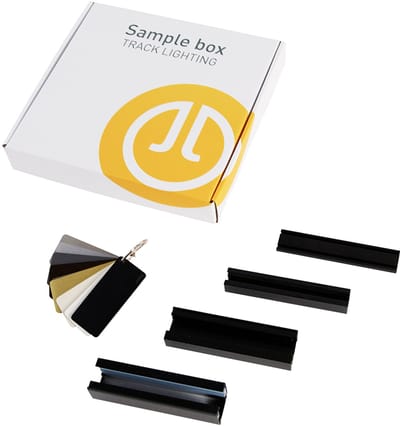 QAZQA Sample box met rails en kleurstalen