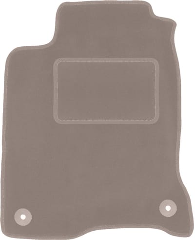 Beige bestuurdersmat voor: Renault Laguna III coupé (2007-2015)