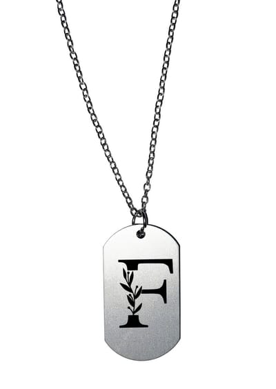 Akyol - letter f ketting - Liefde - alfabet - als je naam begint met de letter f - leuk cadeau voor iemand waarbij zijn naam begint met de letter f