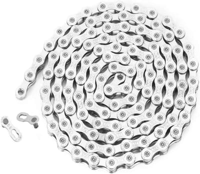 Hoogwaardige 9-Speed Fietsketting van 116 Schakels van Manganese Staal met Magische Sluiting voor Racefietsen en Mountainbikes