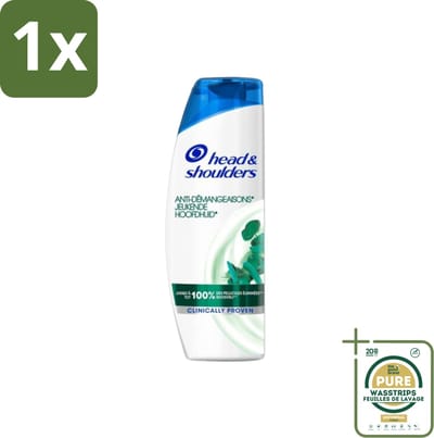 1 x Head & Shoulders - Anti-Roos Shampoo - Jeukende Hoofdhuid - 285 ml- Jeukende Hoofdhuid - Anti-roos Shampoo - Roosvrij Haar - Hoofdhuid Verzorging - Jeuk Beheersen