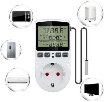 Keukenthermometer, digitale thermometer met lange sonde, kookthermometer met directe aflezing, vleesthermometer, geschikt voor voedsel, vlees, olie, melk, wijn, barbecue en heet water.