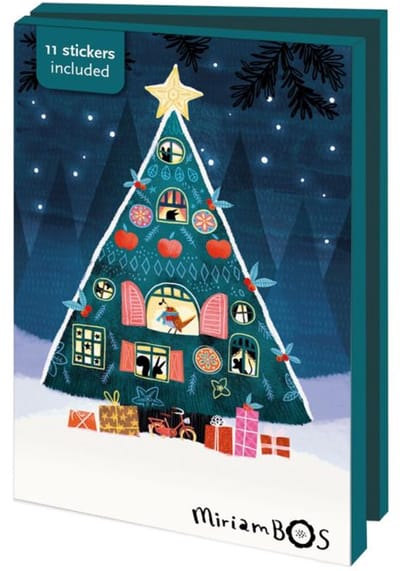 Kaartenmapje met enveloppen - Fijne Feestdagen - Miriam Bos - MCW0316