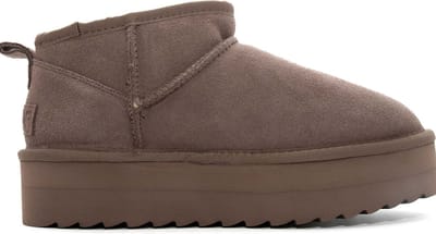 Colors of California Boots - Suede Platform Laarzen - Taupe - Maat 41