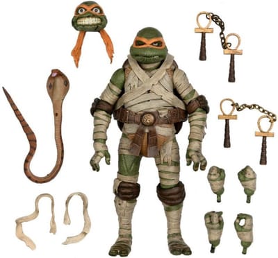 Actiefiguren Neca Michelangelo Mummy Modern