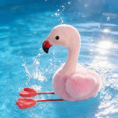 Flamingo Pluche Knuffels Hawaï Feest Tropische Huisdecoraties Zomer Strand Flamingo Knuffels Dierlijke Poppen Voor Cadeaus 40cm roze