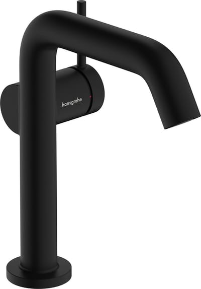 Hansgrohe Tecturis S - Wastafelkraan met afvoerplug Push-Open, CoolStart, EcoSmart, mat zwart 73342670