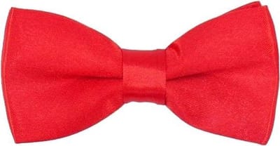 Fako Fashion - Kinder Vlinderstrik - Vlinderdas - Kinderstrik - Strik - Effen - 10cm - Rood