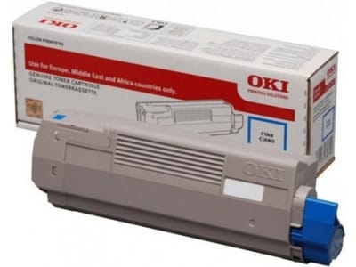 OKI 46443103 toner cartridge cyaan hoge capaciteit (origineel)