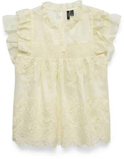 VERO MODA - VMRI SL V-NECK TOP WVN EXP SB2 - Dames - Blouses