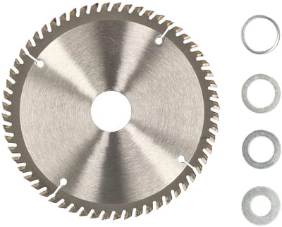 Zaagblad Hardmetaal - Cirkelzaagblad Hout - Precisie Houtbewerking - 60 Geharde Tanden - 180 mm Diameter - Metaal