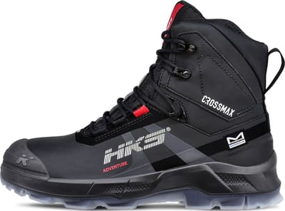 HKS Adventure PXT S7 werkschoenen - veiligheidsschoenen - safety shoes - heren - waterdicht - hoog - stalen neus - antislip - ESD - lichtgewicht - zwart - maat 42