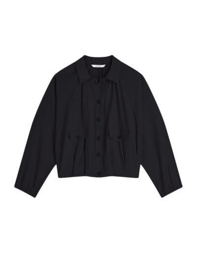 Summum Blouse Jacket Lyocell Blend  Zwart 2s3454-12373