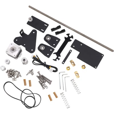 Kit d'axes Z pour imprimante 3D, kit de moteur à vis à double axe Z, pièces de mise à niveau pour imprimante 3D Ender 3 black