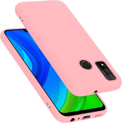 Cadorabo Hoesje geschikt voor Huawei P SMART 2020 in LIQUID ROZE - Beschermhoes gemaakt van flexibel TPU silicone Case Cover