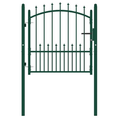 vidaXL Hekpoort EMMEN met stalen pinnen 104x97 cm groen