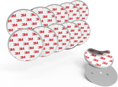 Rookmelder Houder - Zelfklevende Magneet Pads - 3M Magneten voor Brand- en Gasmelders 10 pack
