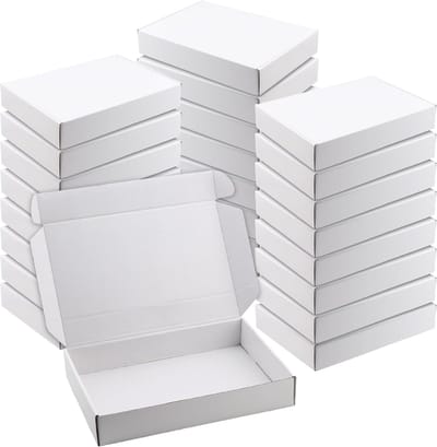 Verzenddozen 30 x 20 x 5 cm - 25 stuks, dubbelzijdig, grote brievendozen voor verzending en opslag