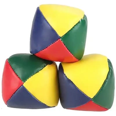 Jongleerballen | set van 3 | Ø 5 cm | in tasje