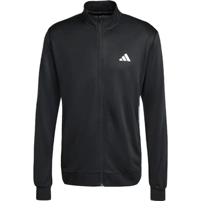 Adidas Performance Workout Essentials All-Set 3-Stripes Knit Sportjack - Heren - Zwart